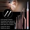 Stainless Steel Ear Spoon Light Ear Wax Pick Kit LED Earwax Cleaner Ear Care Tool