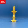 20pcs/lot MOC Bricks Candlestick Candle Flame Building Blocks Figure DIY Toys for Children Dolls Gifts