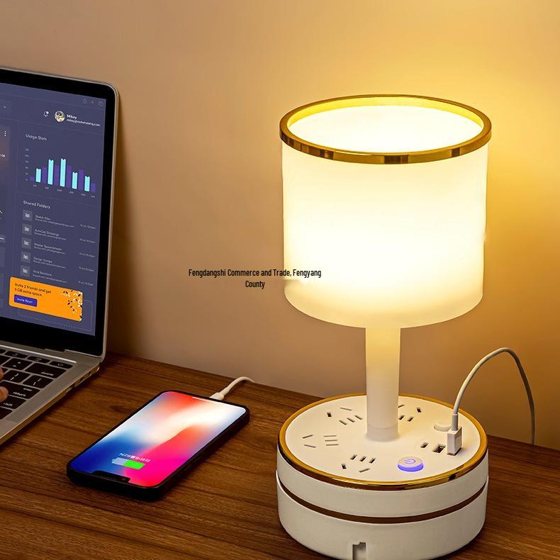 2025 Luxury Minimalist Bedside Lamp - Touch-Activated Night Light for Bedroom and Nighttime Feeding