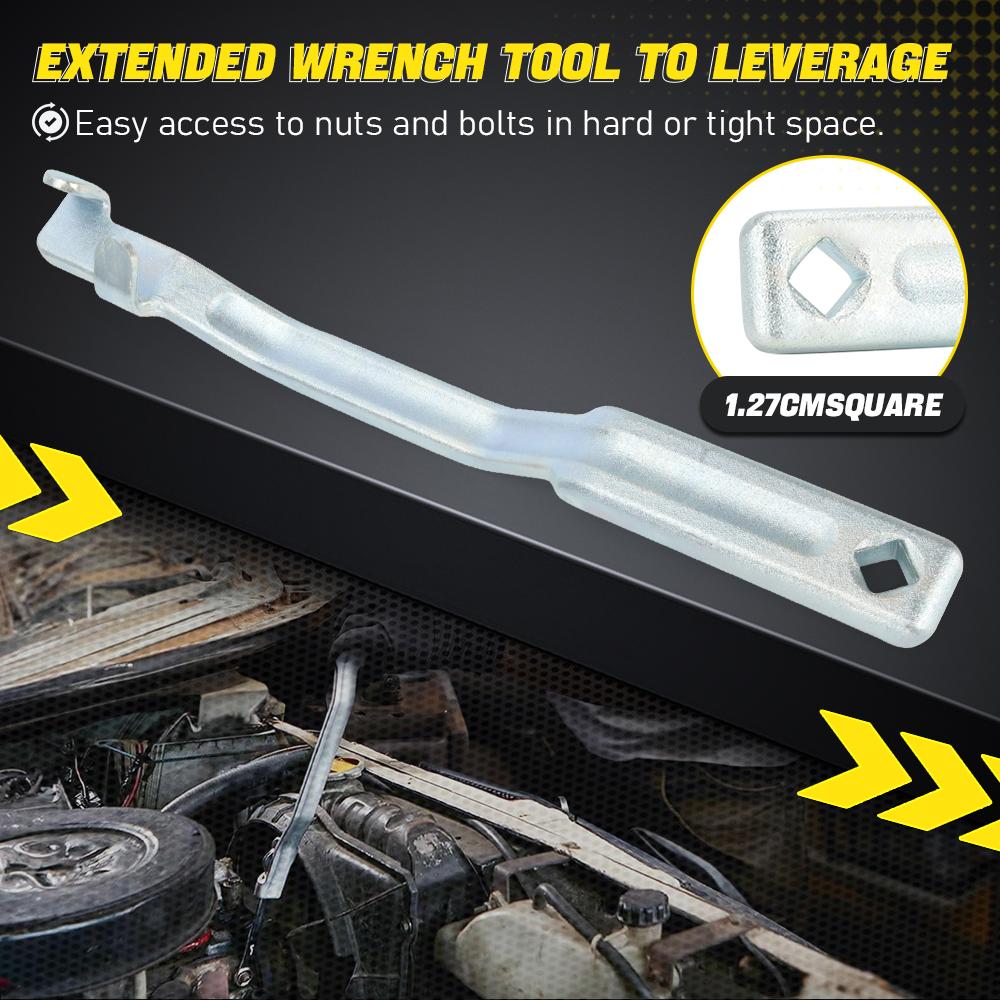 Schlüsselverlängerung für 1/2-Zoll-Antrieb Brechstangen 21mm Sechskantantrieb Universeller Schlüsselverlängerungsadapter Schlüsselverlängerungswerkzeug