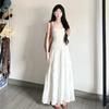 Suspender Adjustable Jacquard Suspender Dress Femininity Retro Premium Sense Holiday Waist Skinny Long Skirt Trend