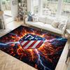 Design Atletico Madryt Kryształowy Aksamitny Dywan Przytulny Nie?Antypoślizgowy Dywan Wzorzysty Do Sypialni Salonu Przedpokoju