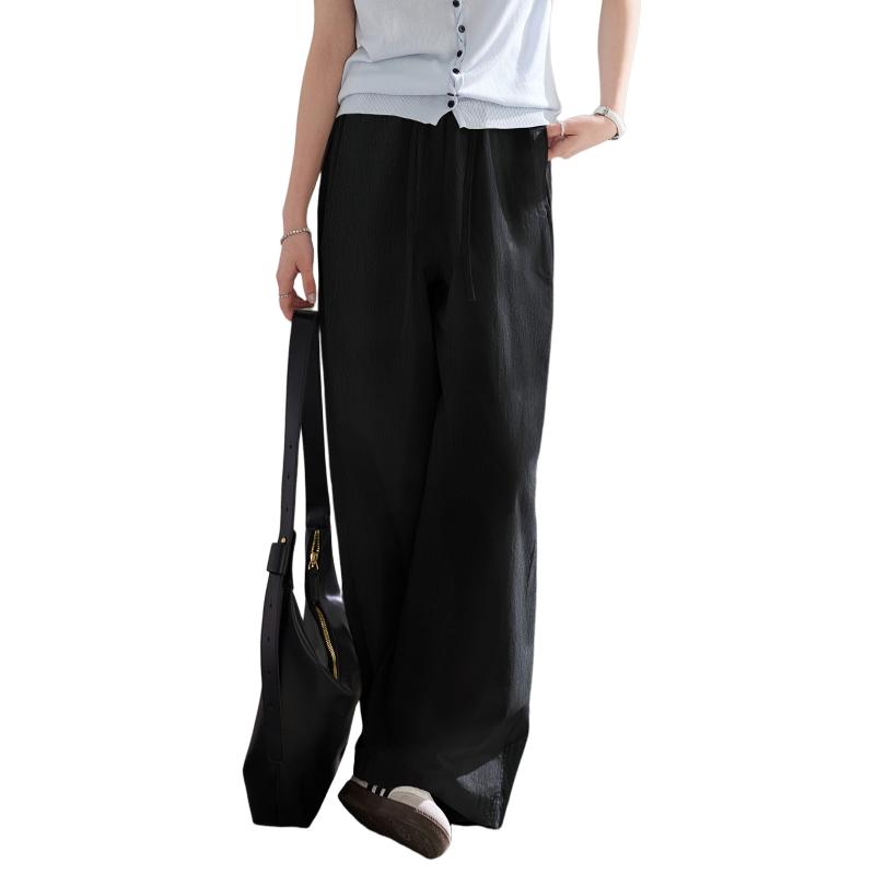 [Lightweight Summer] series of drooping casual style summer style slimming versatile basic quick drying women's pants