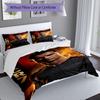 Ronaldo's Iconic Number Seven Bedding Set, Breathable Duvet Cover with Pillowcases, Soft Bed Linen for Bedroom Home Decoration, Perfect Festival Birth