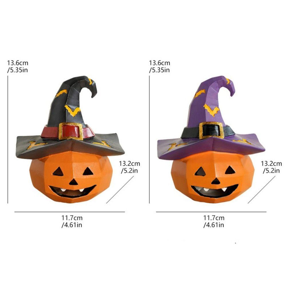 Biting Skull Halloween Resin Decoration Pumpkin Ghost Halloween Model  Indoor Dining
