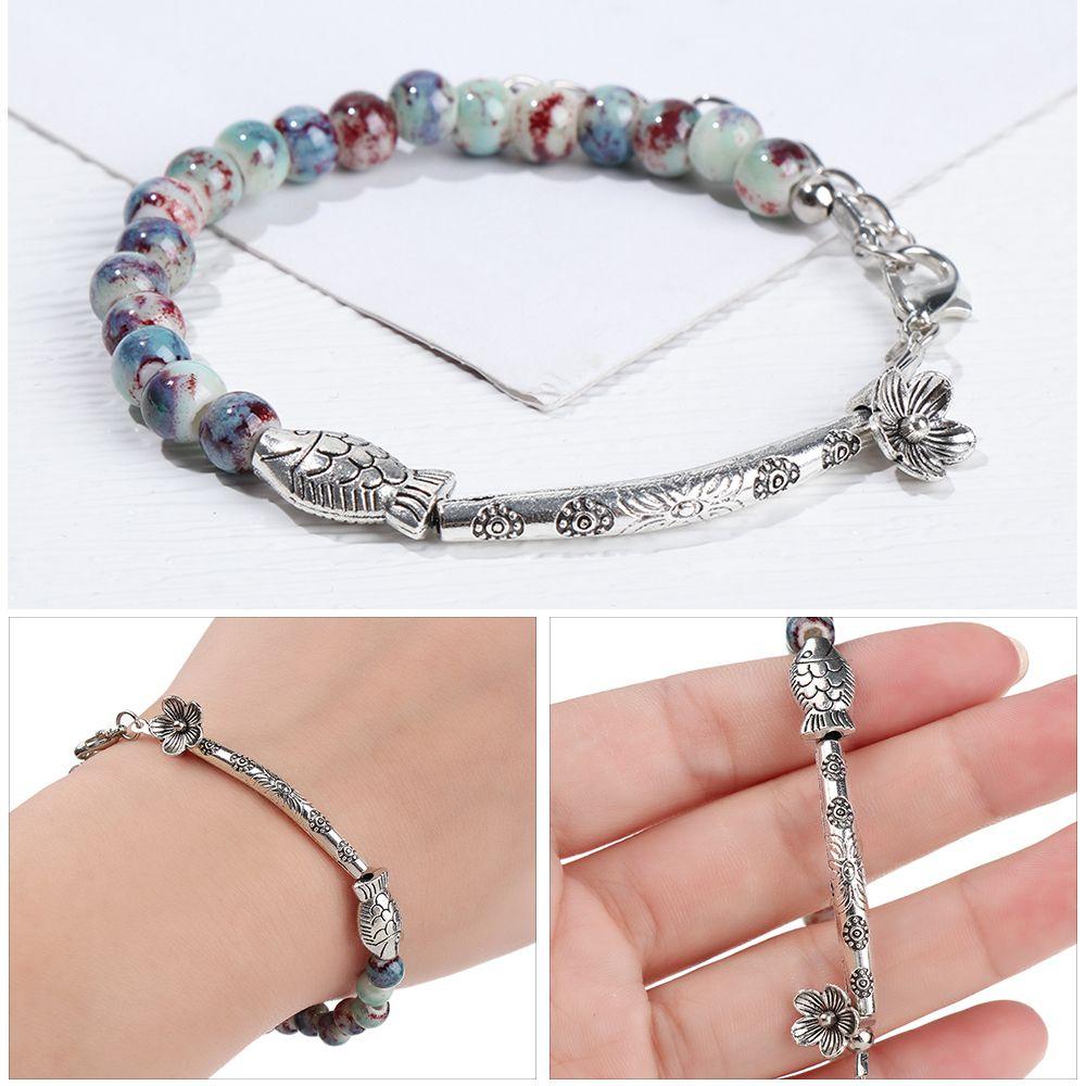 

Популярные девушки Этнический стиль Украшения Дамы Ретро Новые Бусы Браслет