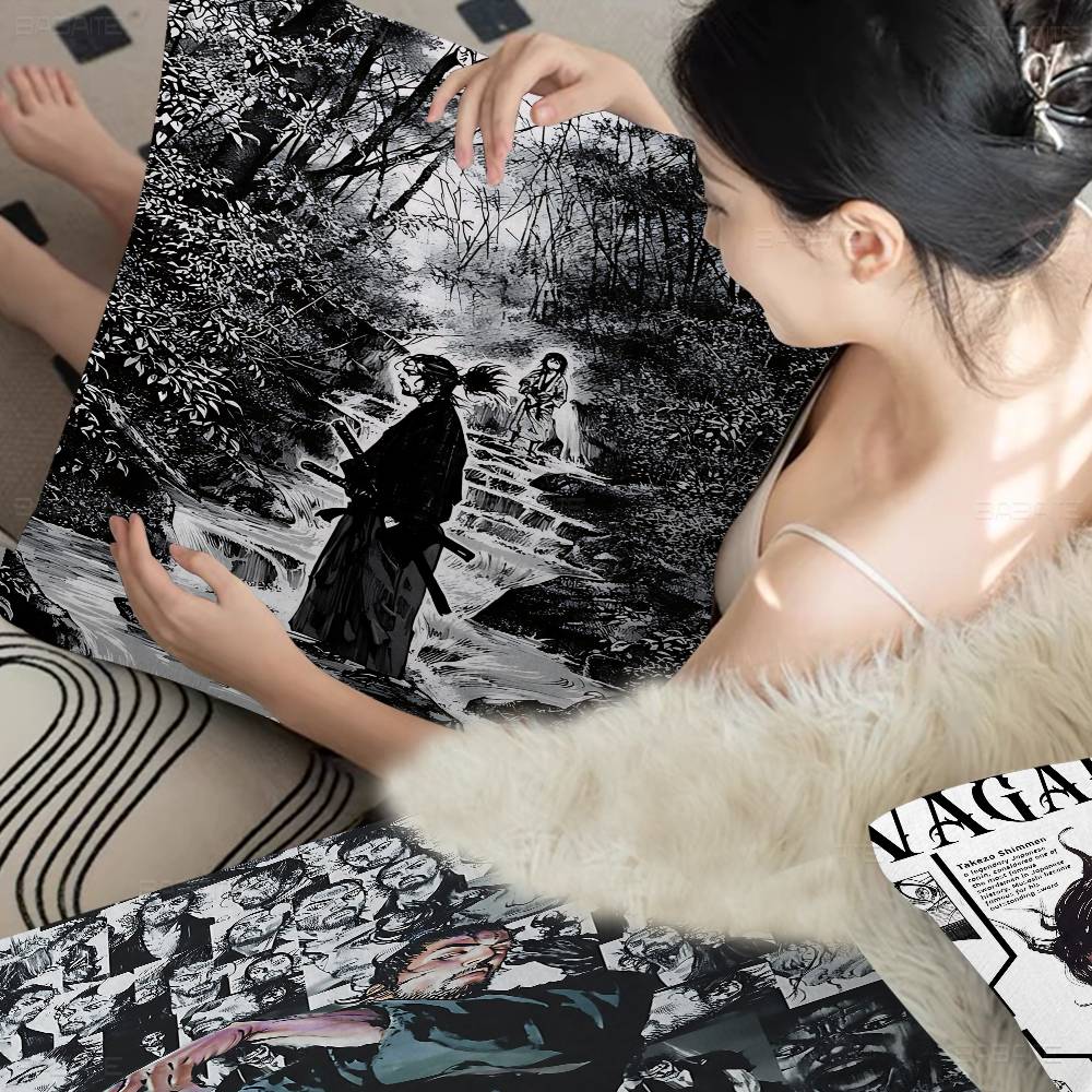 Vagabond Manga Cushion Cover Inches Farmhouse Decor Home Throw Pillow Covers For Couch Decorations