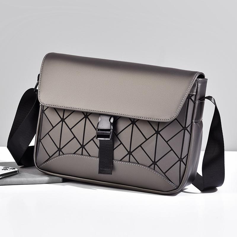 Men's Crossbody Bag Commuter Shoulder Bag Colorful Large Capacity Chest Bag