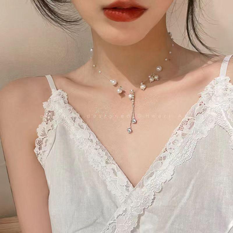2025 Trendy Niche Beaded Necklace - Sweet, Pure, and Versatile High-End Style