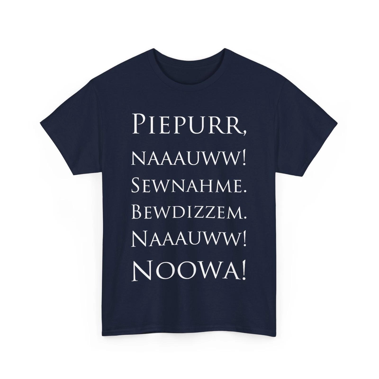 

Piper No Tsunami Buddhism No Noo Funny Women Men Humor Shirt XL