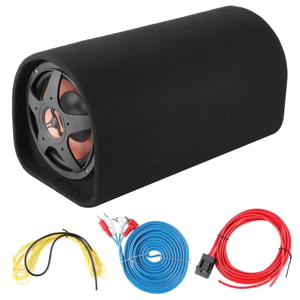 Car Subwoofer, 12V 600W Car Subwoofer, Car Bass Speaker, High-Power Audio Modification Amplifier