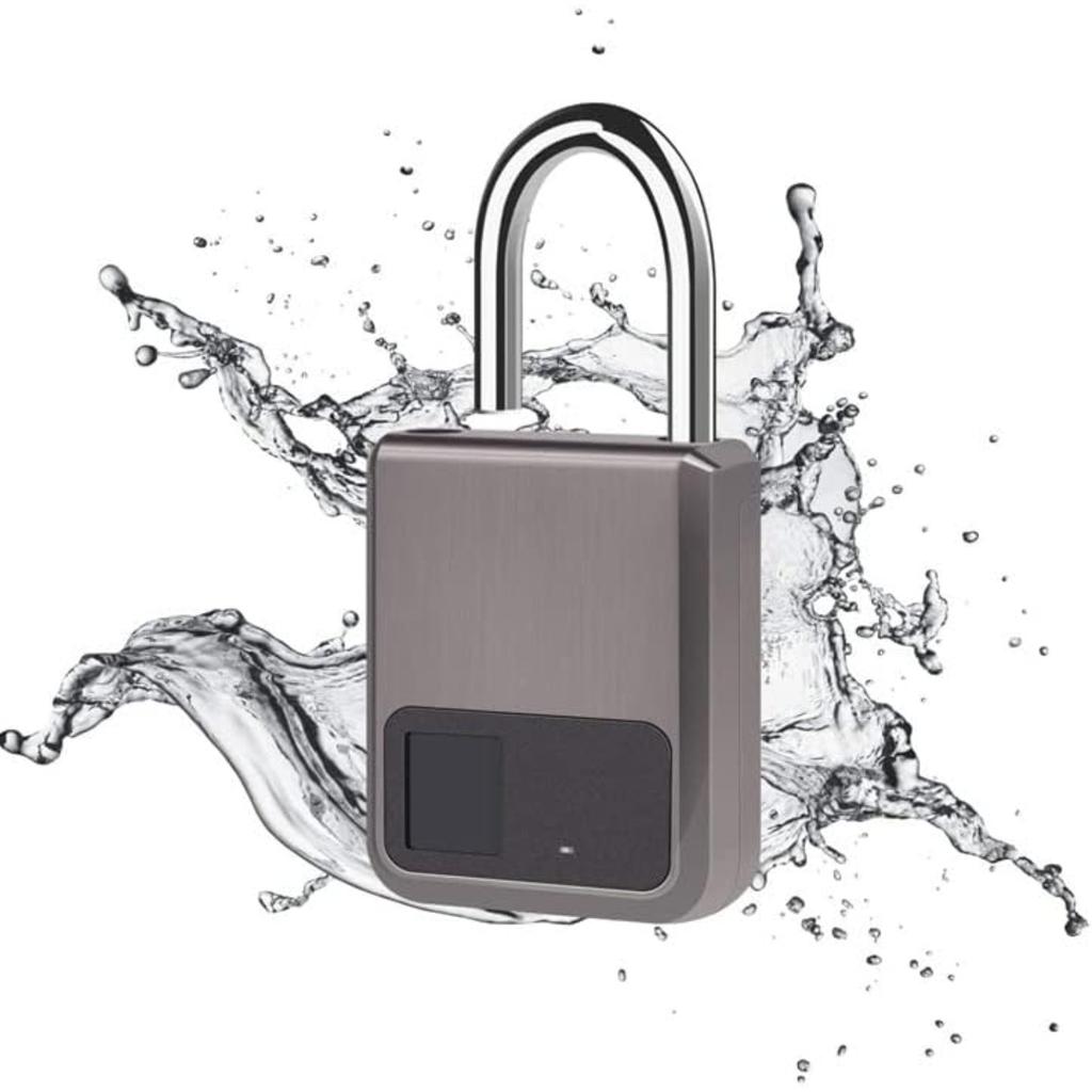 Fingerprint Lock Smart Keyless Security Locker Rechargeable Bike Gym Luggage