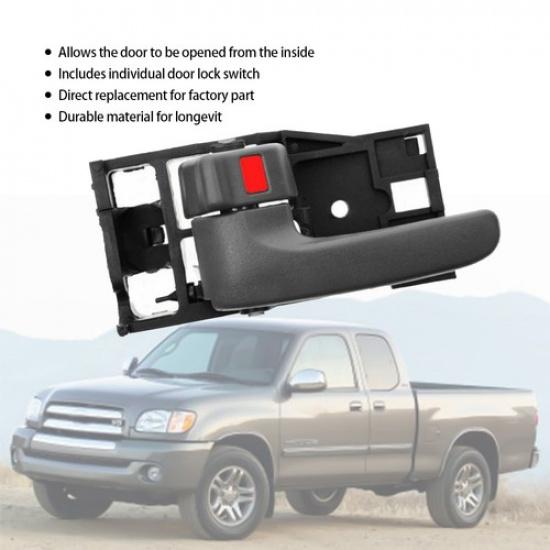 Front Left Driver Interior Door Side Handle Gray For 2000-2006 Toyota Tundra EXV