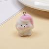 Resin Flocking Cute Three-dimensional Keychain Pendant Car Key Chain Pendant Bag Pendant