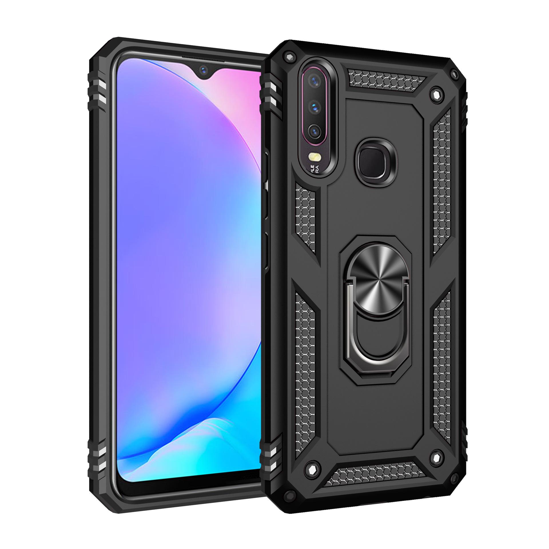 Applicable mobile phone case vivo has fingerprint hole, fine hole, anti-drop rotating bracket, car wireless charging, magnetic mobile phone case Nex / a has fingerprint hole