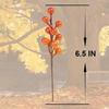 10Pcs Artificial Fall Berry Stems Branche Faux Orange Plant Arrangements for Autumn Thanksgiving Home Table Christmas Decoration
