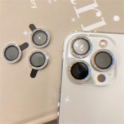 3D Bling Diamant Kameraobjektivschutz für iPhone 12 13 Pro Max Metallringobjektiv gehärteter Glasfilm für iPhone 11 Pro Max Abdeckung