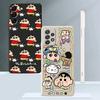 Case for Samsung Galaxy A51 A34 A13 A14 A24 A11 A12 A22 A52 A35 A15 A16 A36 A26 Phone Cover Crayon Cartoon Shin-chan
