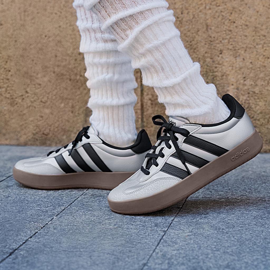 Adidas Barreda 'Silver Metallic Black Gum'