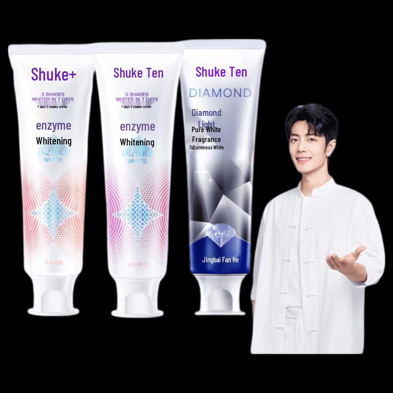 Shuke Whitening Enzyme Diamond Glow Toothpaste