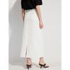 ELLE Women's Pure Cotton Denim Midi Pencil Skirt