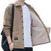 Men's Corduroy Warm Shirts Casual Jackets Long-sleeved Fleece Thickened Shirts Loose Tops and Jackets Autumn Winter Outerwear