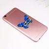 Smooth Edge 360 Degree Free Rotation Self-Adhesive Finger Ring Holder Colorful Butterflies