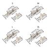 Adjustable Solid Brass Double Beads Tensioner Latches Accessory for Cabinet and Furniture Door Daily Use
