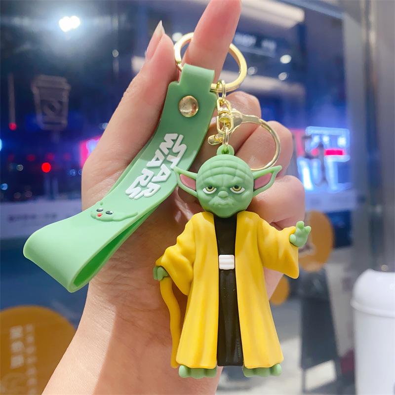 Keychain Baby Mandalorian Cute Epoxy Bag Pendant Accessories Small Gifts
