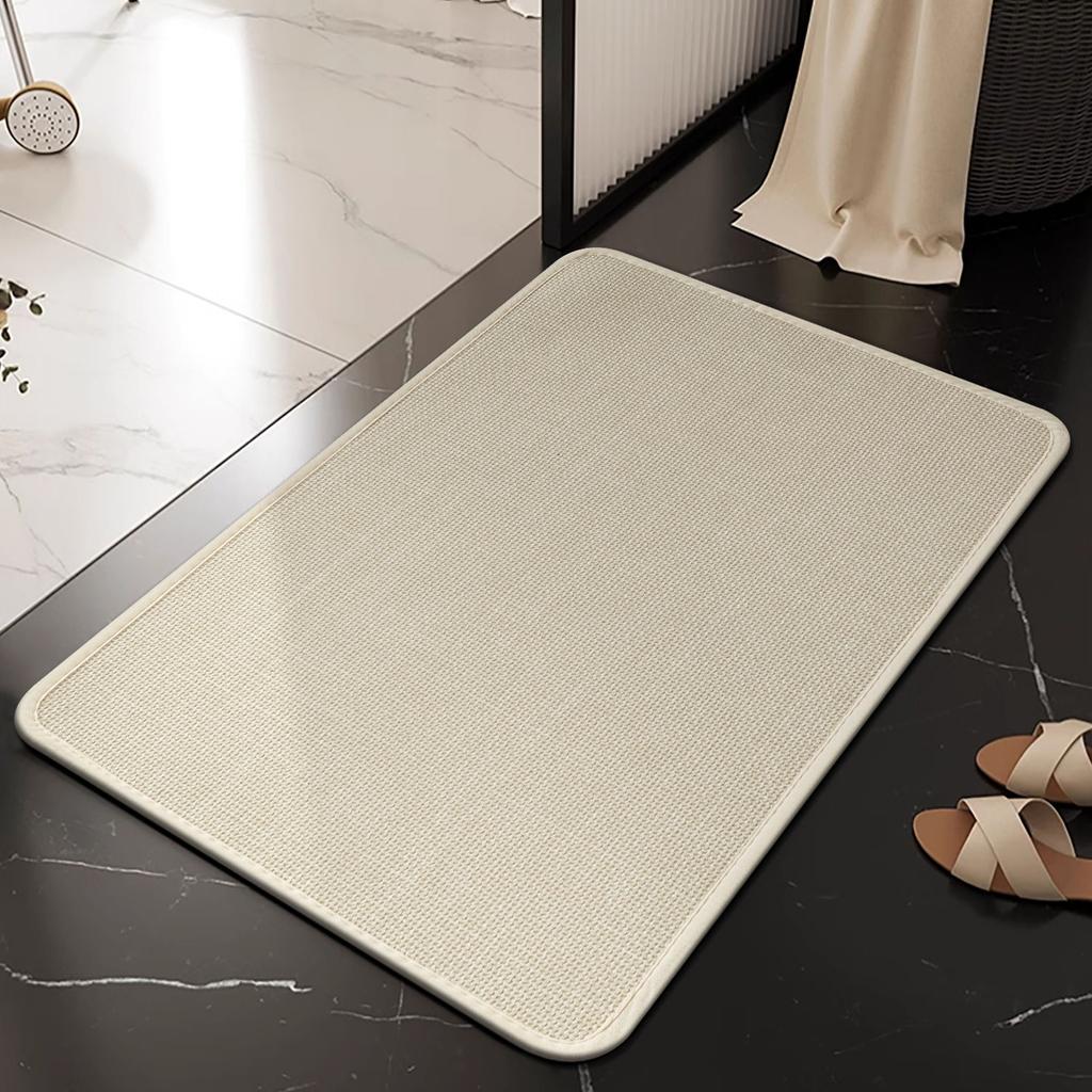Bathroom Floor Mat Bathroom Door Mat Absorbent Non-slip Floor Mat Household Door Mat Toilet Bathroom Quick-drying Carpet
