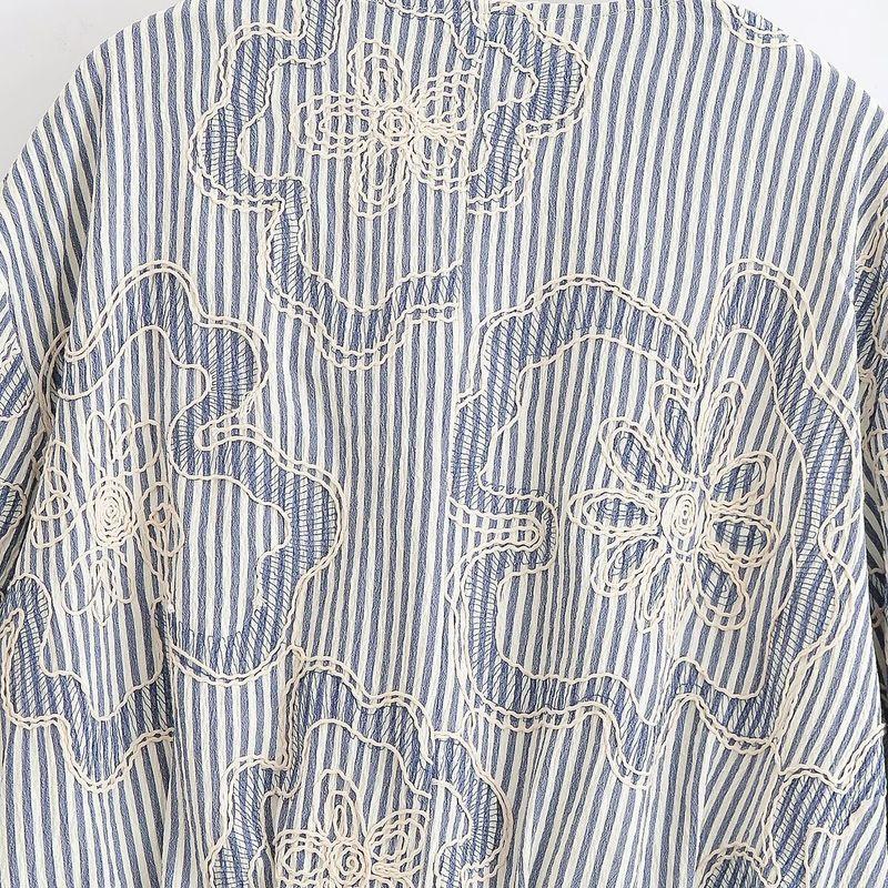 Kaslead New Women clothes Western Style Versitile Fashion Rope Embroidery Jacket 7971946