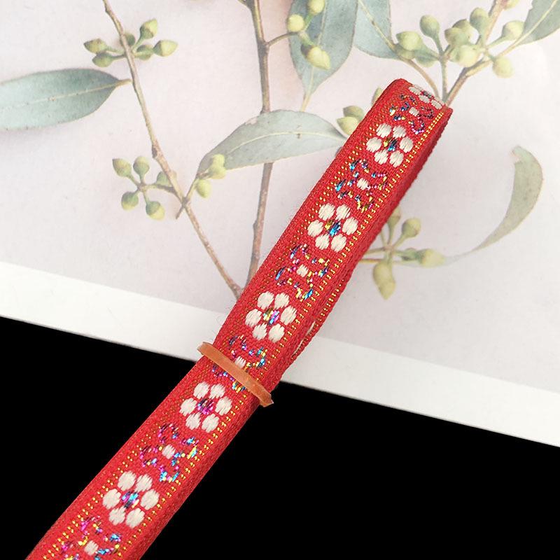 1cm Ethnic Embroidery Lace Trim for Dance Costume and Clothing Accessories