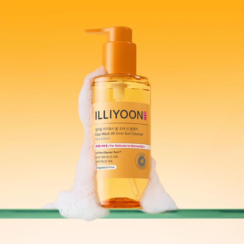ILLIYOON Detergente Solare Facilmente Lavabile su Tutta la Faccia 200ml
