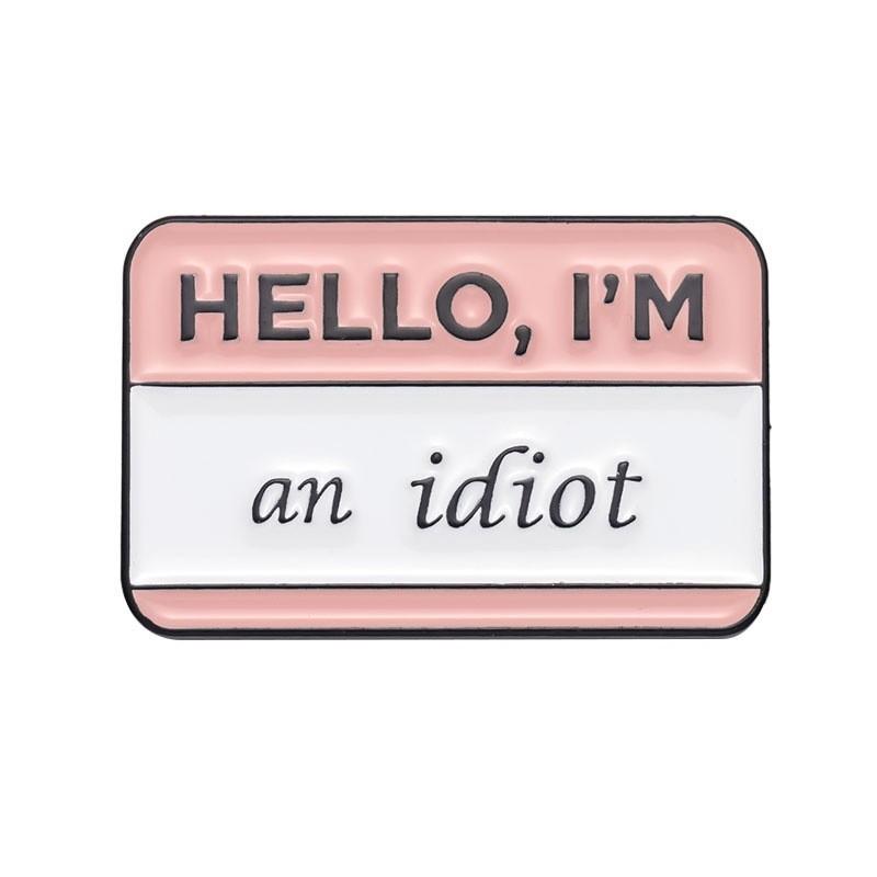 Kreatywny Kolorowy Zestaw Odznak z Literami Urocze Metalowe Broszki Do Czarujących Akcesoriów