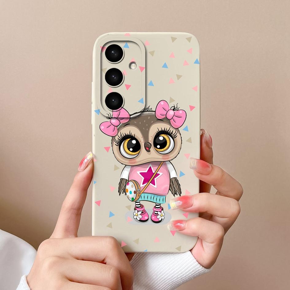 Adorabili Custodie per Gatti Per Samsung A56 A26 A16 S25 Plus Ultra F14 A05 A36 A05S Bumper Carino Modello Curativo Silicone Ultrasottile Nuove Cover Durevoli Per Samsung