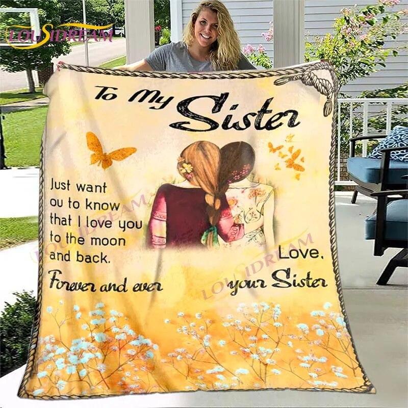 To My Wife/husband/Daughter/Son/Mom/Sister Blanket Custom Blanket Gift Air Mail Letter Blanket Family Gift Best Wish for Her/him