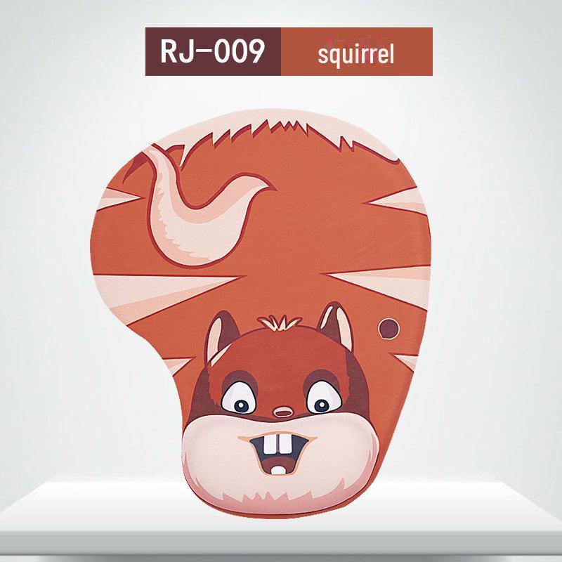 Personalisiertes rutschfestes Mauspad mit Cartoon-Handgelenkauflage aus Silikon