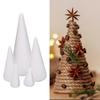 5 Pieces Foam Cones for Crafts Decorations Cake Topper Polystyrene Cones for Table Centerpiece Wedding Party Activities DIY Arts
