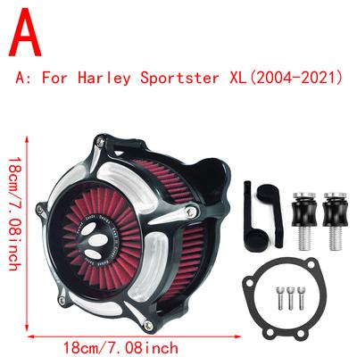 RSD Motorcycle CNC Turbine Air Cleaner Filtr wlotowy do Harley Sportster Dyna Softail Touring Street Glide Road King