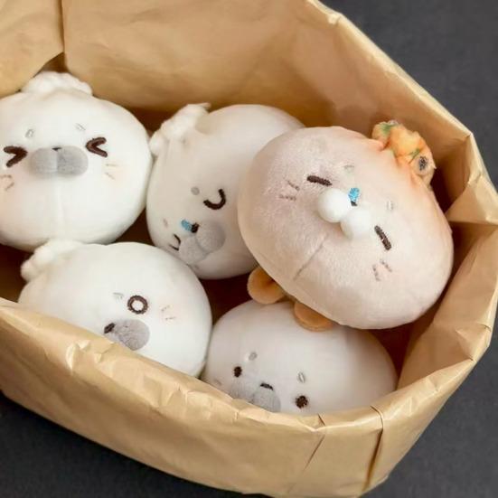 Cute Baby Seal Plush Keychain Soft Stuffed Animal Pendant Bags Backpacks Charm Adorable Marine Toy for Kids Ocean Lovers