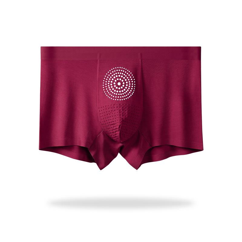 

Men s No Trace Underwear Antibacterial Breathable Comfortable Mid Waist Large Flat Angle Underwear 4XL