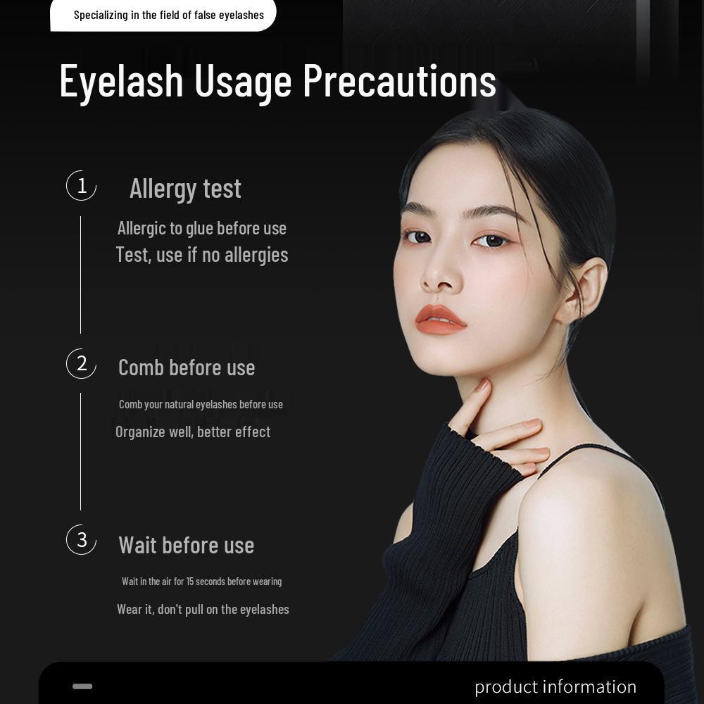 DeceMars 10D Natural Clover Grafted Individual False Eyelashes - Long-lasting Extensions