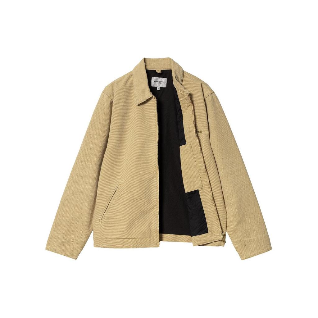 Carhartt WIP Detroit Jacket Rider Jacket Classic American Vintage Corduroy Collar Square Label Zipper Long Sleeve Pilot Detroit Jacket I032940-25B-3K