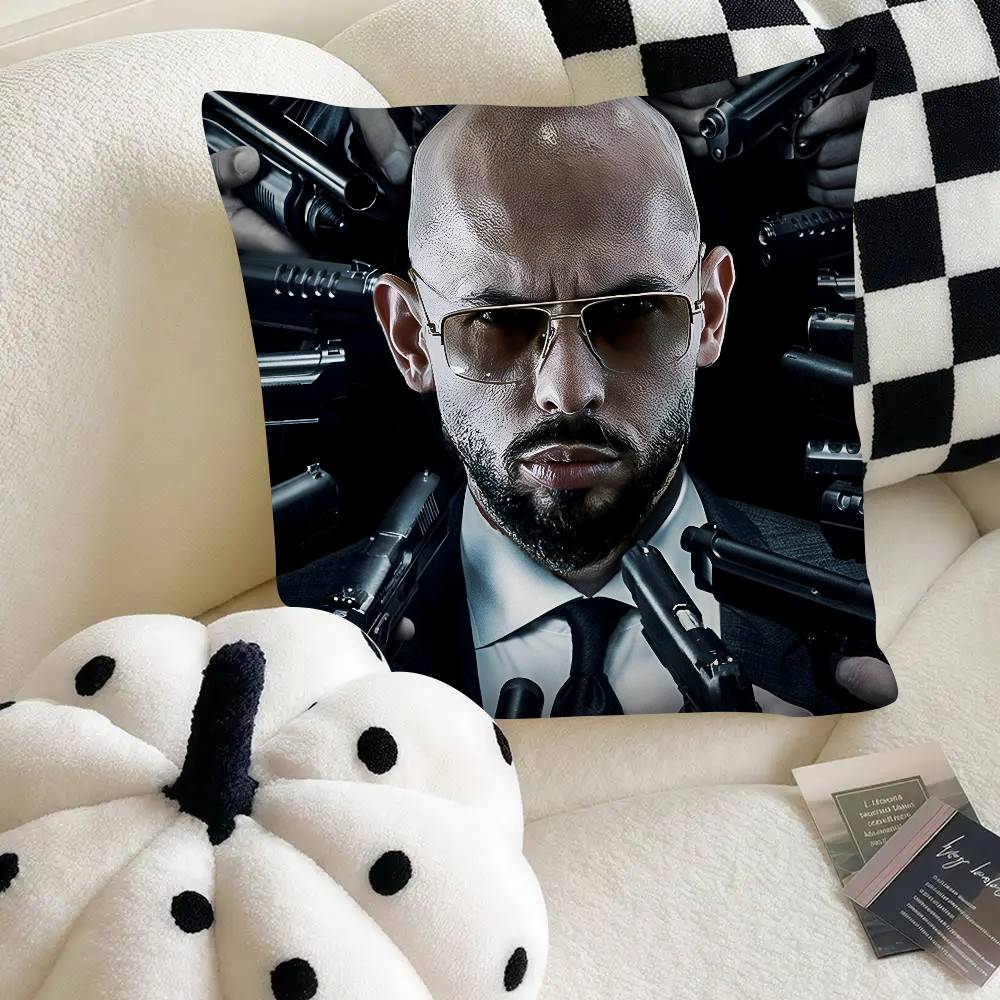 Art And A-Andrew Tate Pillow Case Square Pillow Bedroom Sofa Leisure Comfort Cushion Car Home Decoration