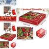 Vibrant Christmas Jigsaw Puzzle Advent Calendar Made From Premium Paper With 1008 Pieces