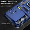 For Xiaomi 14T Pro Case Kickstand Slide Lens Lid PC + TPU Drop-Proof Phone Cover
