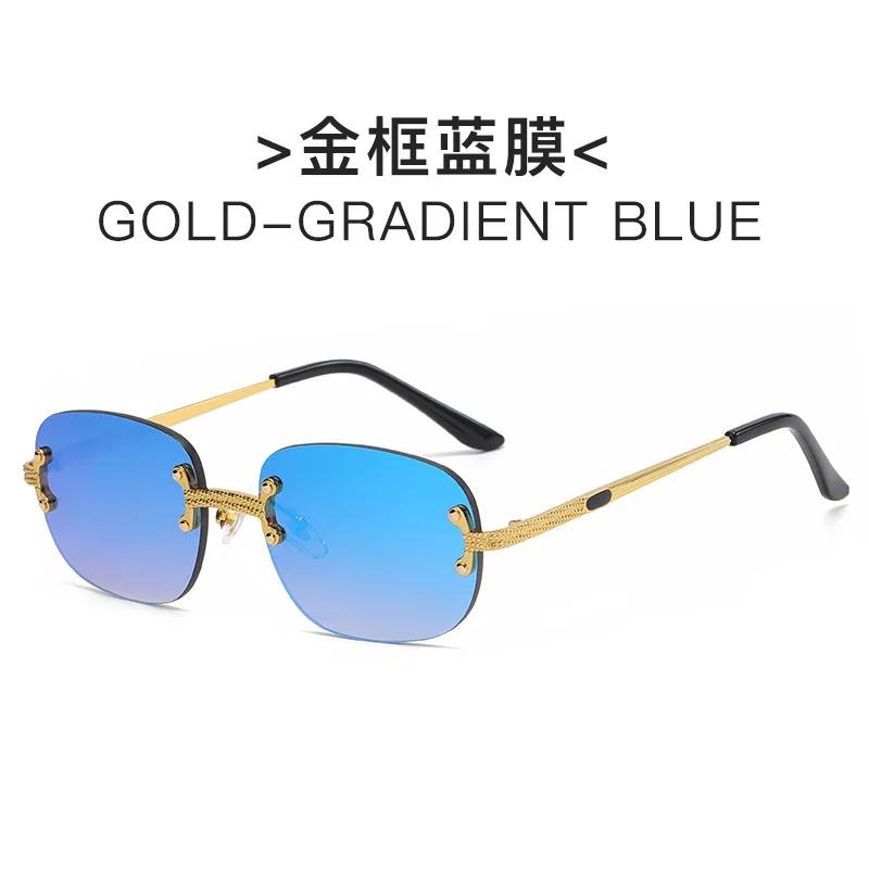 Small Metal Sunglasses Vintage Oval Frame UV400 Luxury Brand Design for Women Men Mirror Sun Glasses Gafas De Sol