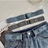 Elastic Waist Band Ins Adjustable Versatile Leisure Jeans Belt No Buckle Easy To Wear Waist Support Invisible Belt Women's Belt