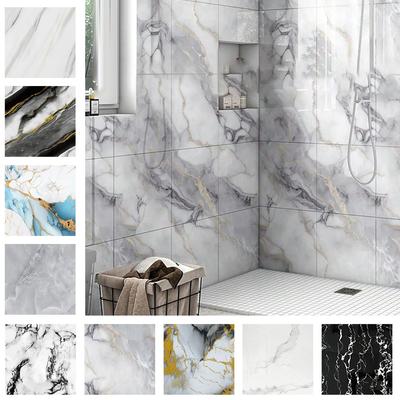 Moisture-proof Imitation Ceramic Wall Sticker 3D Wall Decals New Wallpaper
