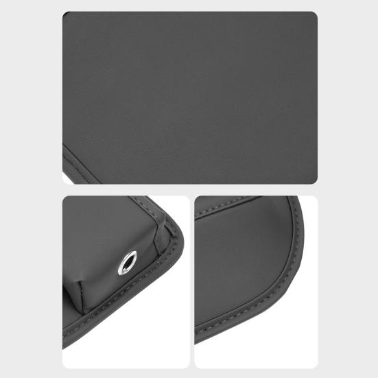 Sitzspalt-Aufbewahrungsbox Auto-Sitzspalt-Organizer mit Getränkehalter und Aufbewahrung für Handy/Schlüssel Kunstleder Kratzfest Auto-Innenraumzubehör